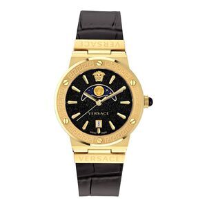 Versace Greca Logo Moonphase Watch Womens